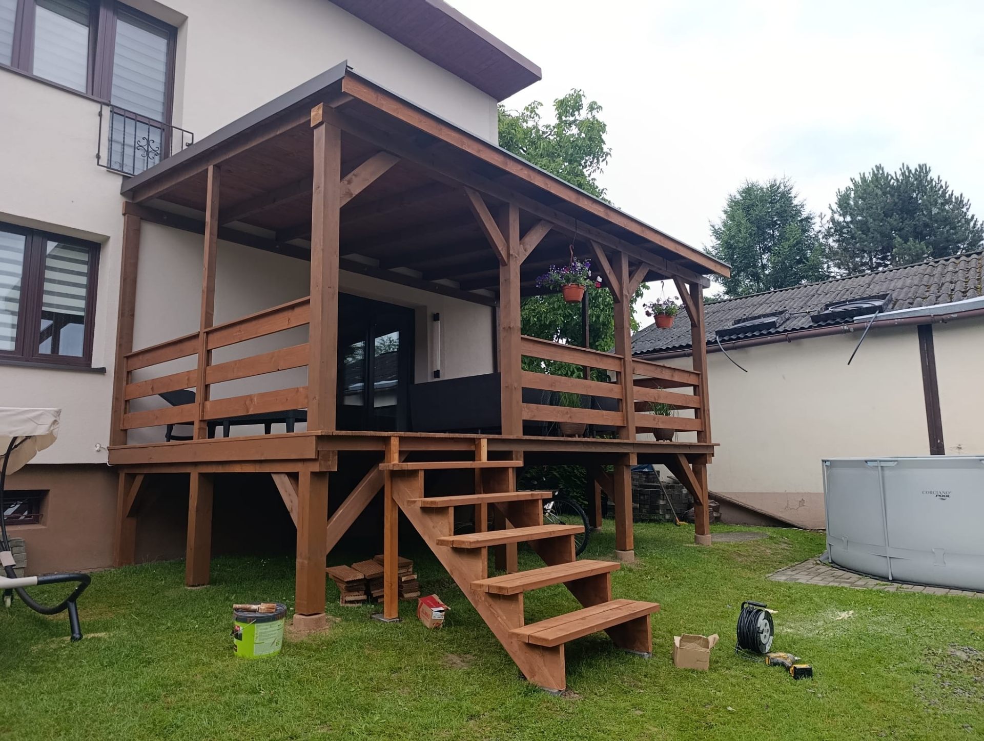 Wiata drewniana – realizacja 2